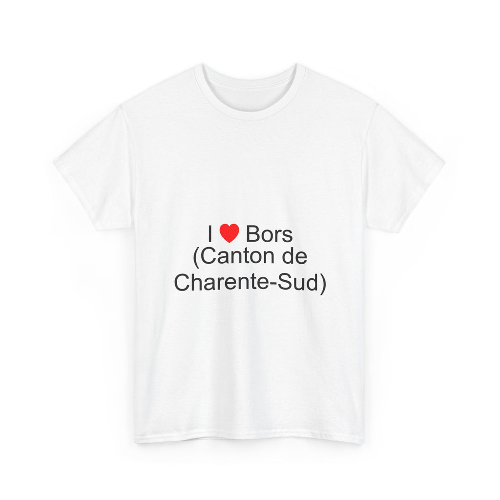 T-shirt I love bors (canton de charente-sud)