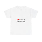 T-shirt I love Cans et Cévennes