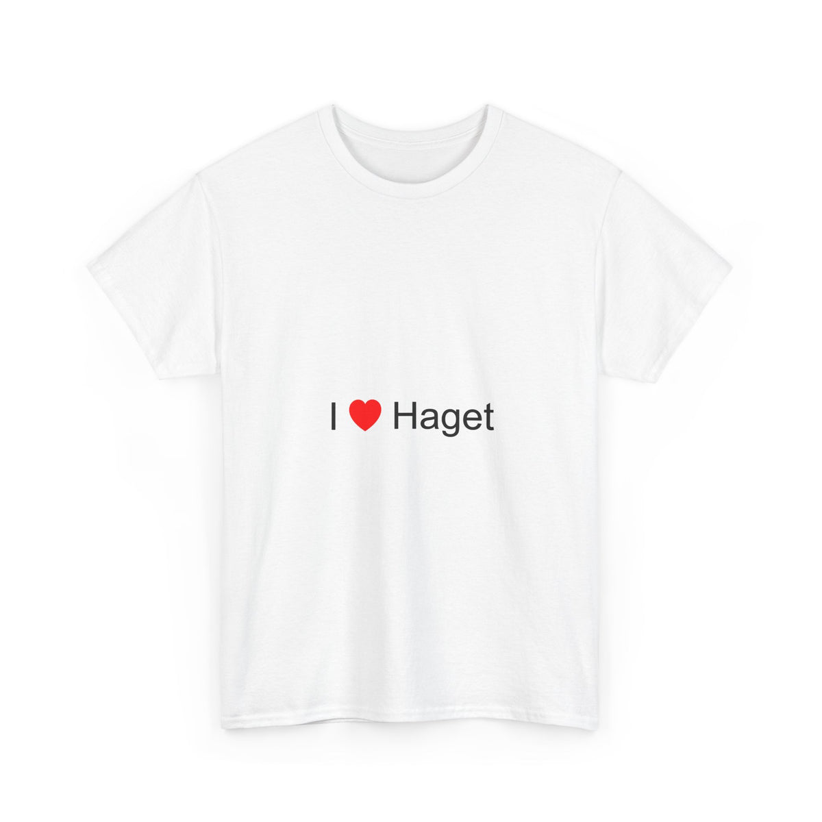 T-shirt I love haget