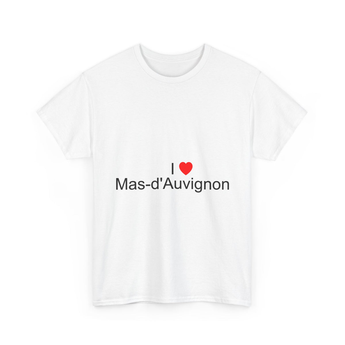 T-shirt I love mas-d'auvignon