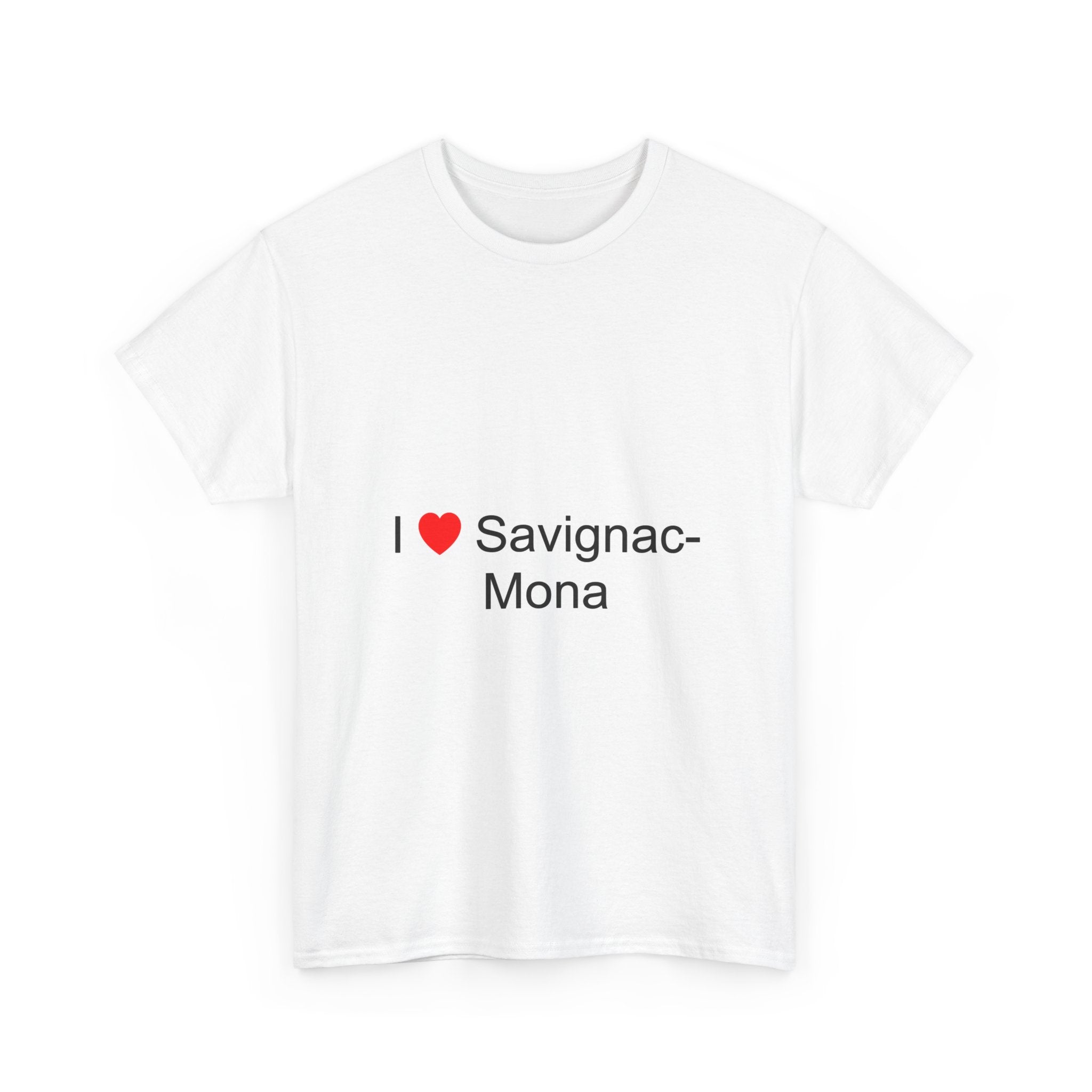 T-shirt I love savignac-mona