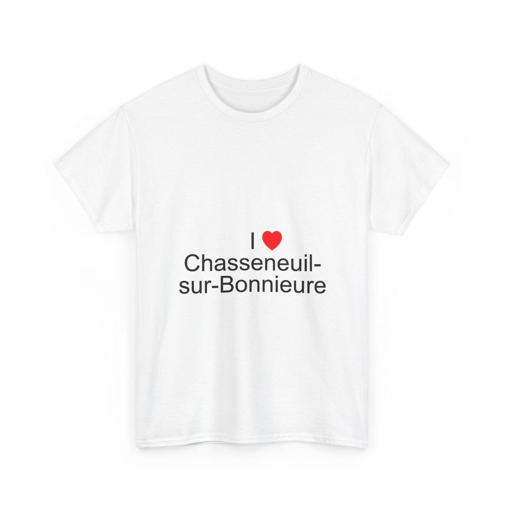 T-shirt I love chasseneuil-sur-bonnieure
