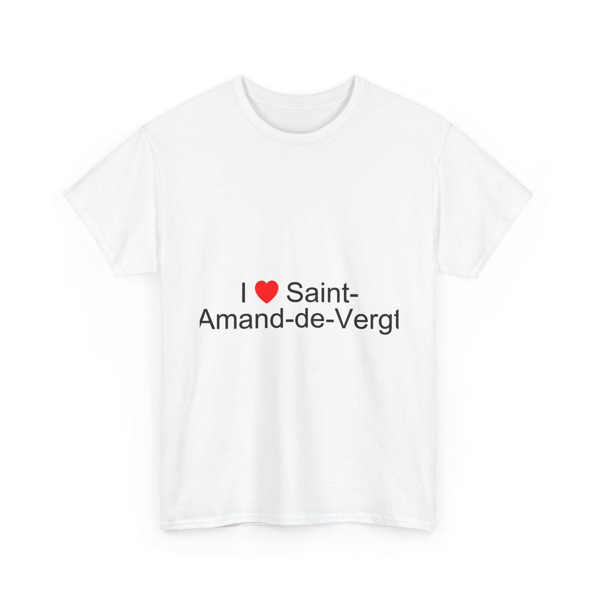 T-shirt I love saint-amand-de-vergt