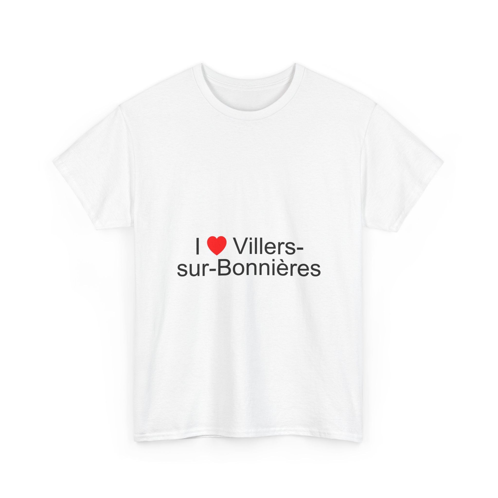 T-shirt I love villers-sur-bonnières