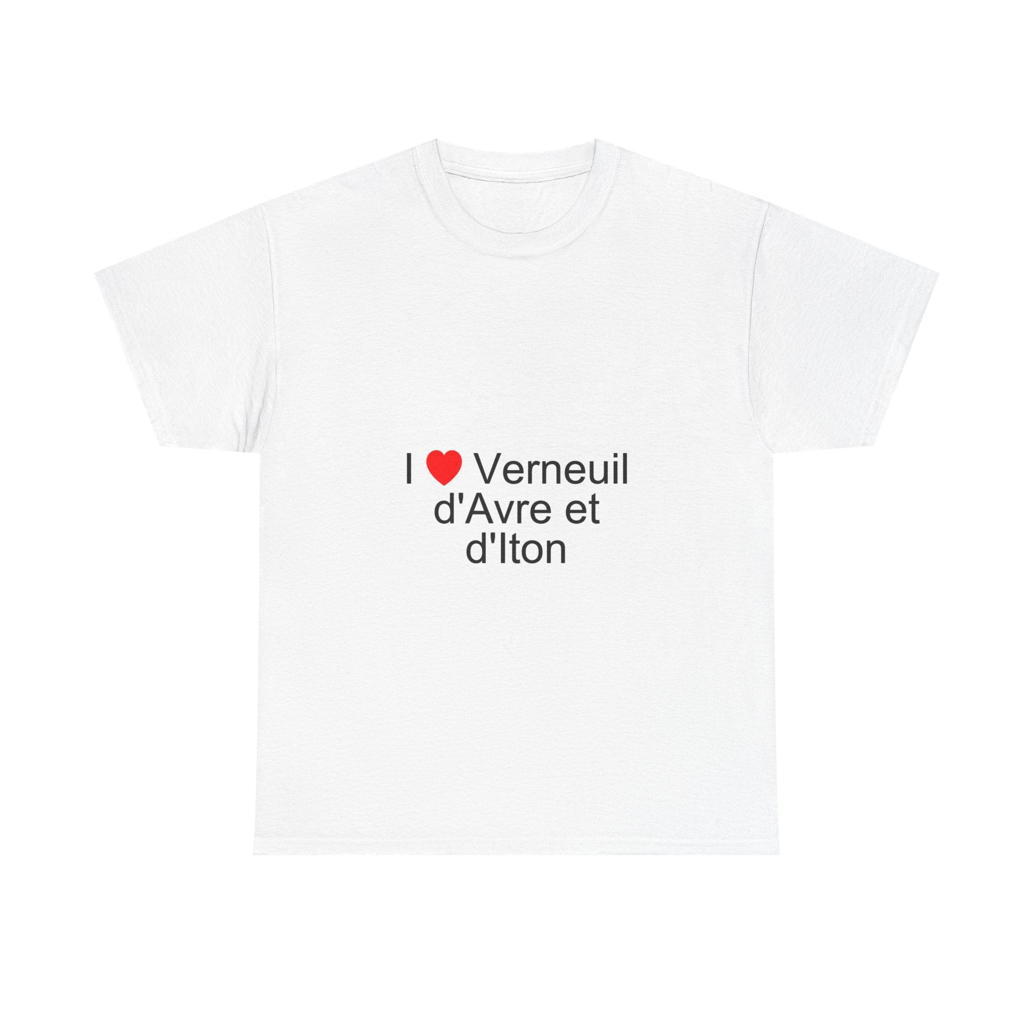T-shirt I love verneuil d'avre et d'iton