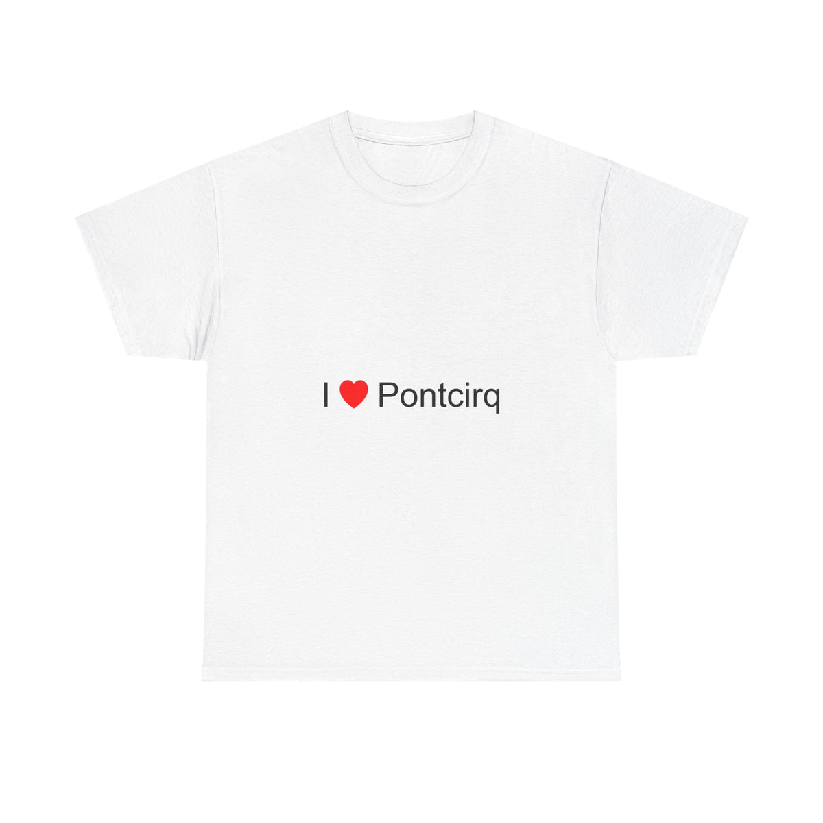 T-shirt I love pontcirq