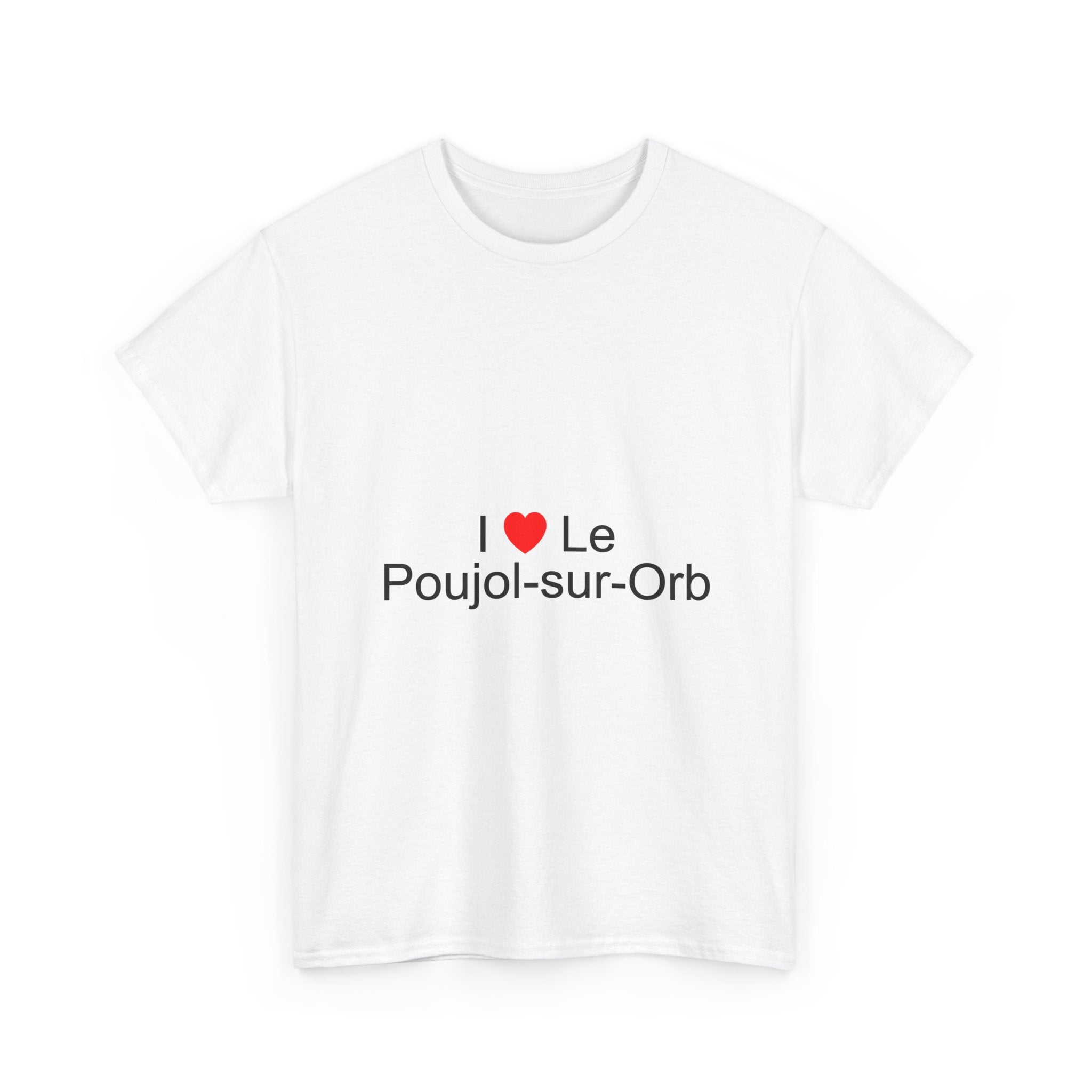 T-shirt I love le poujol-sur-orb