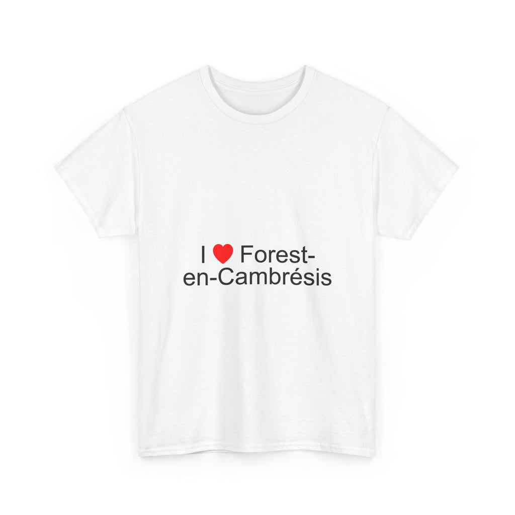 T-shirt I love forest-en-cambrésis