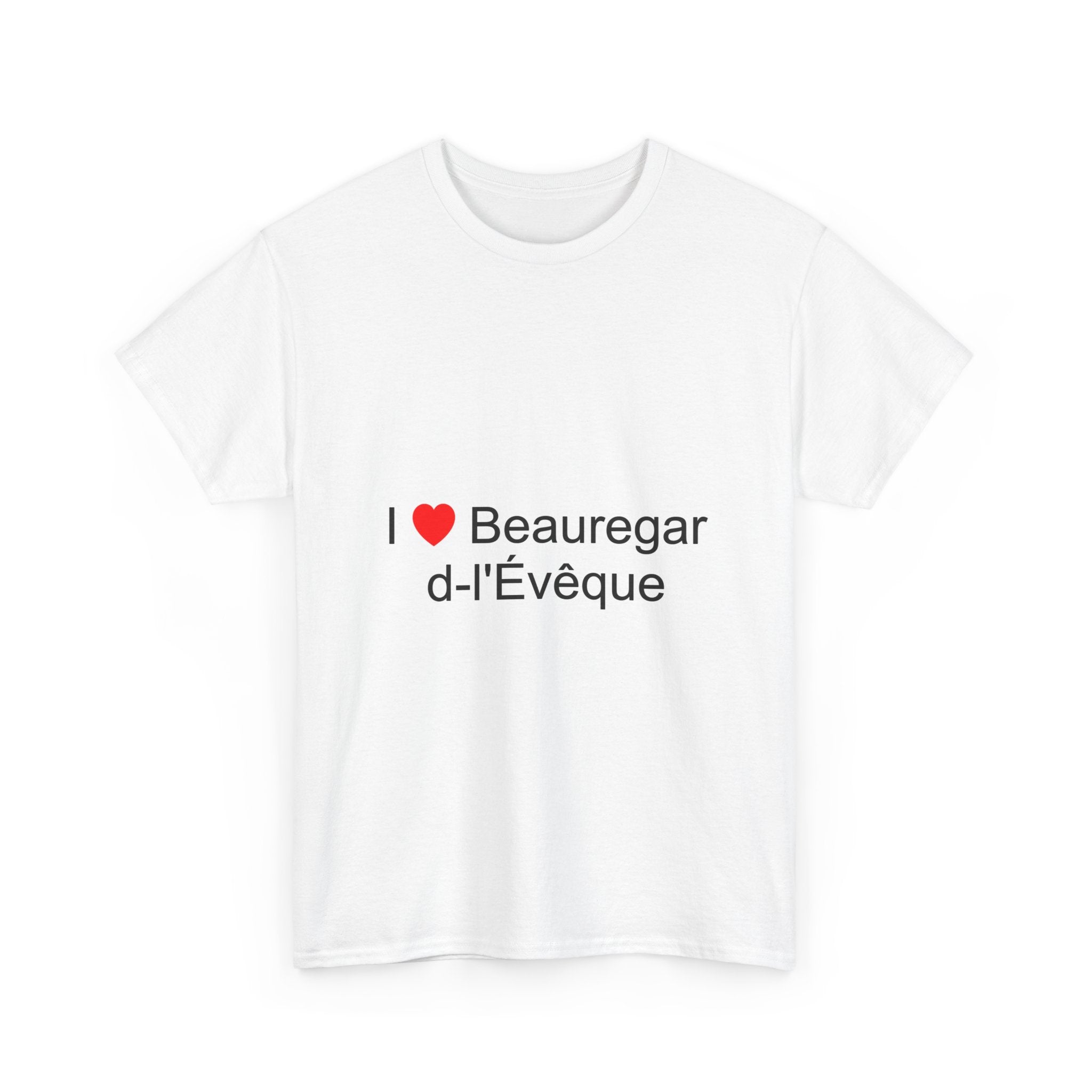 T-shirt I love beauregard-l'évêque