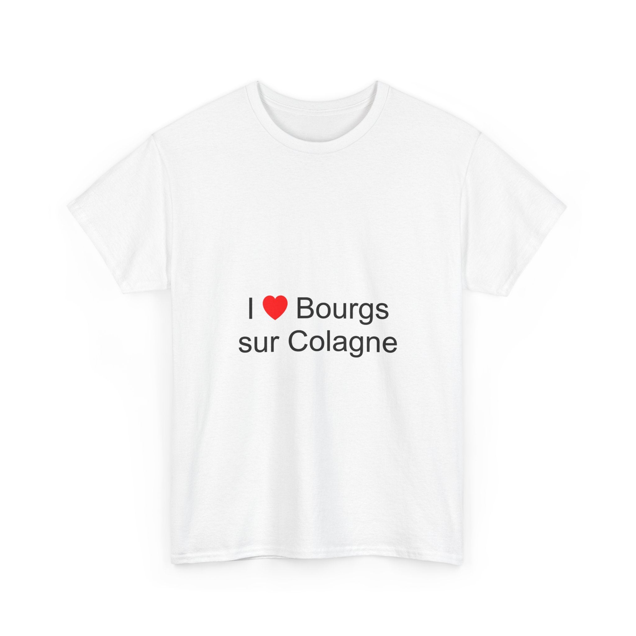 T-shirt I love bourgs sur colagne