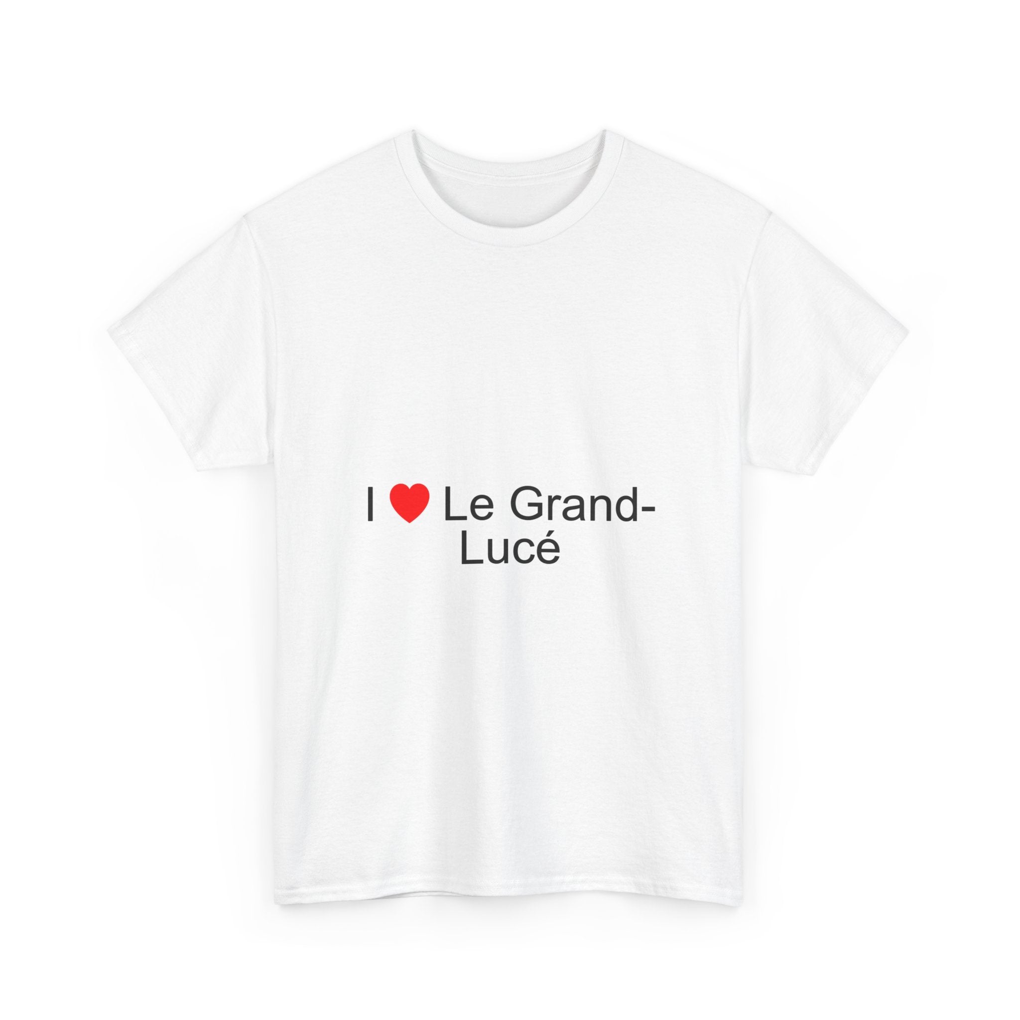 T-shirt I love le grand-lucé