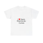 T-shirt I love Saint-Étienne-de-Cuines