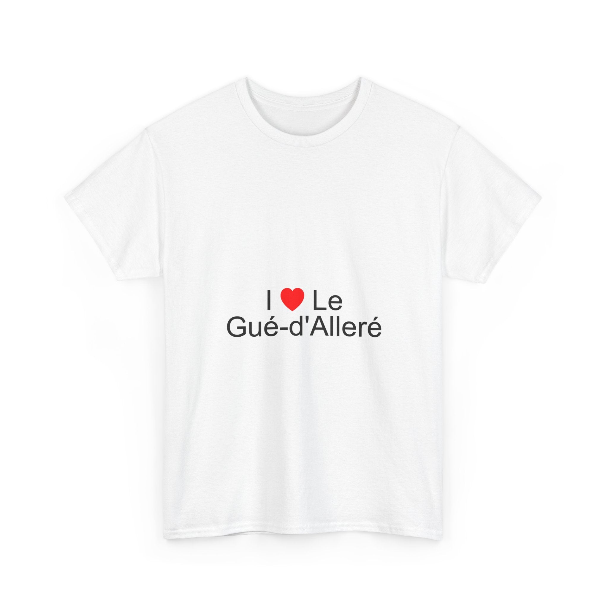 T-shirt I love le gué-d'alleré