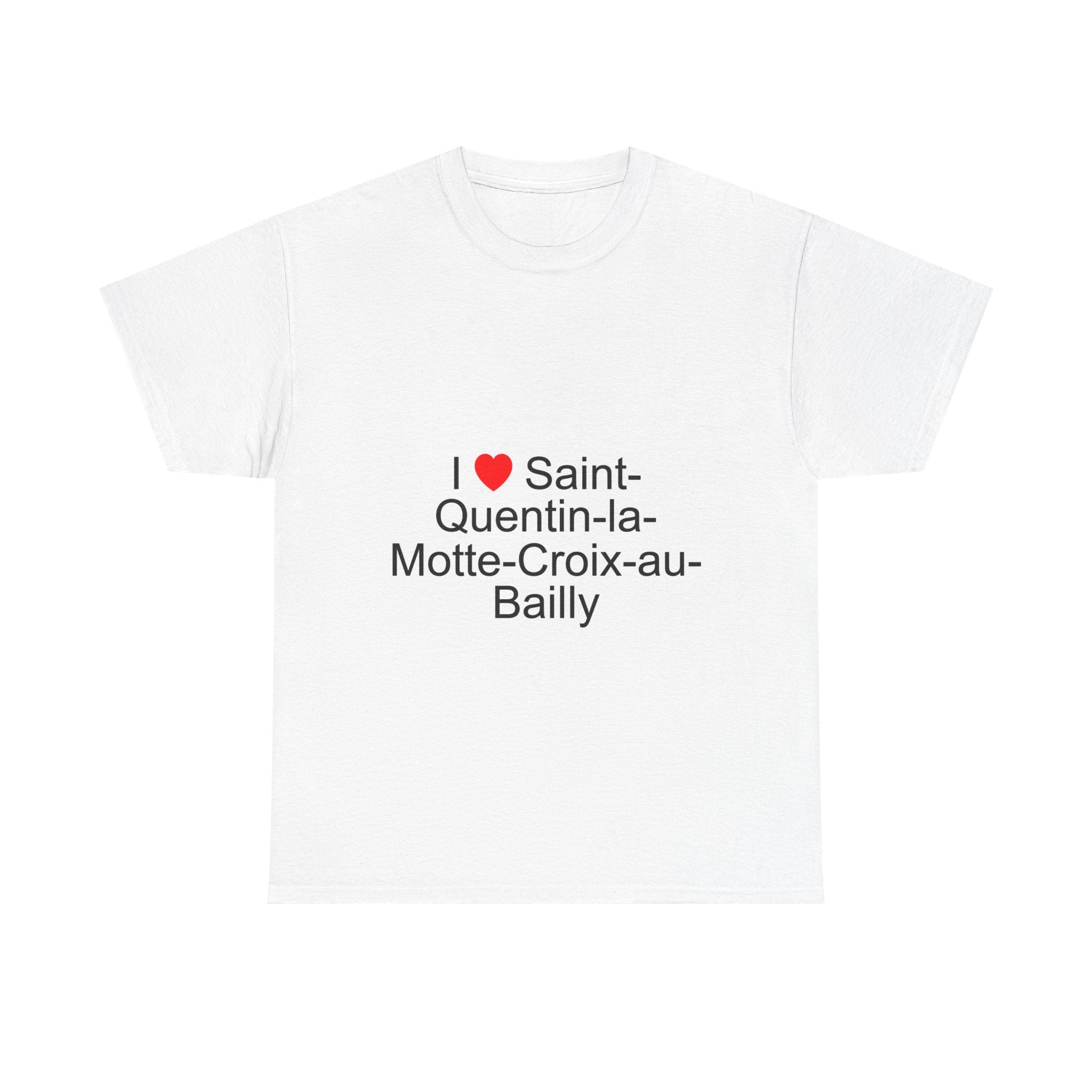 T-shirt I love saint-quentin-la-motte-croix-au-bailly