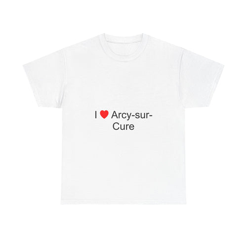 T-shirt I love arcy-sur-cure