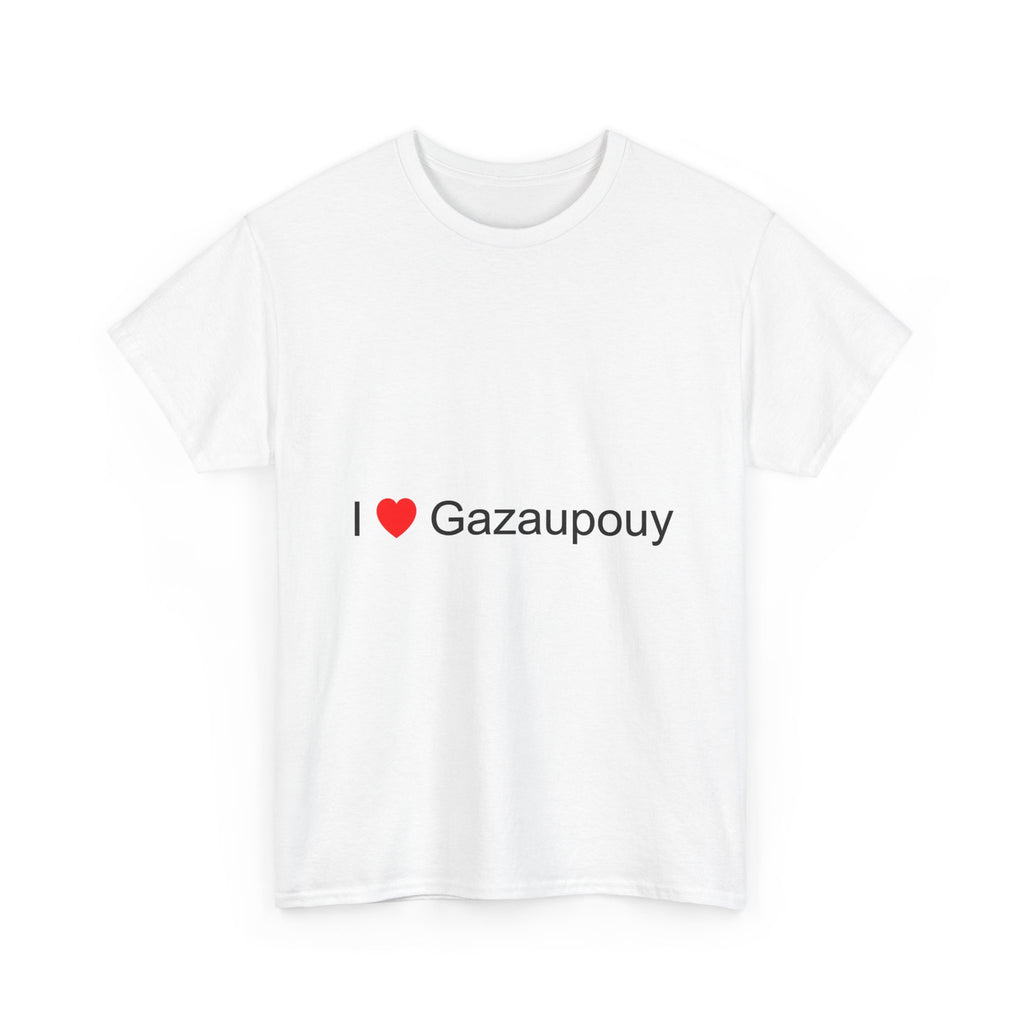 T-shirt I love gazaupouy