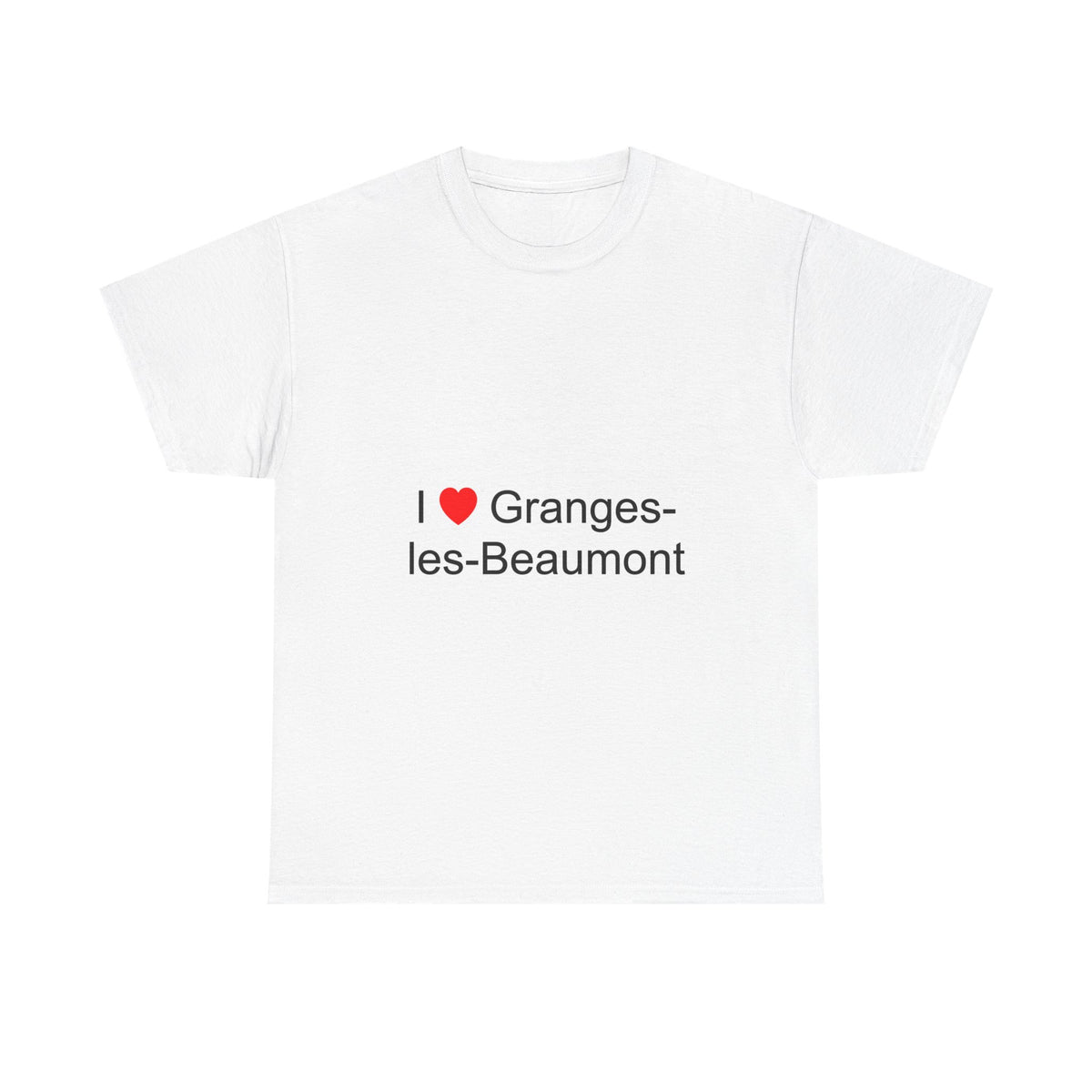 T-shirt I love granges-les-beaumont