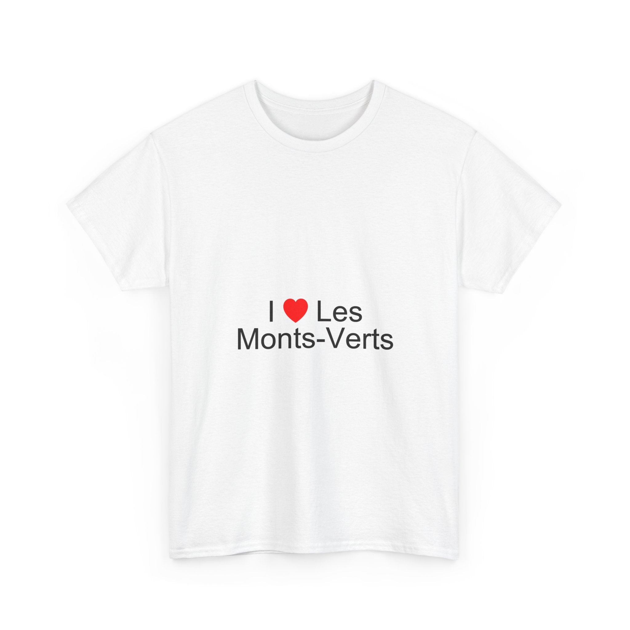 T-shirt I love les monts-verts