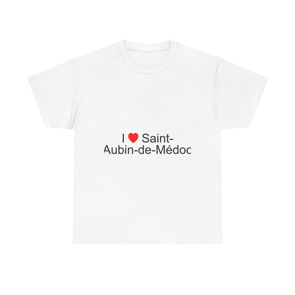 T-shirt I love saint-aubin-de-médoc