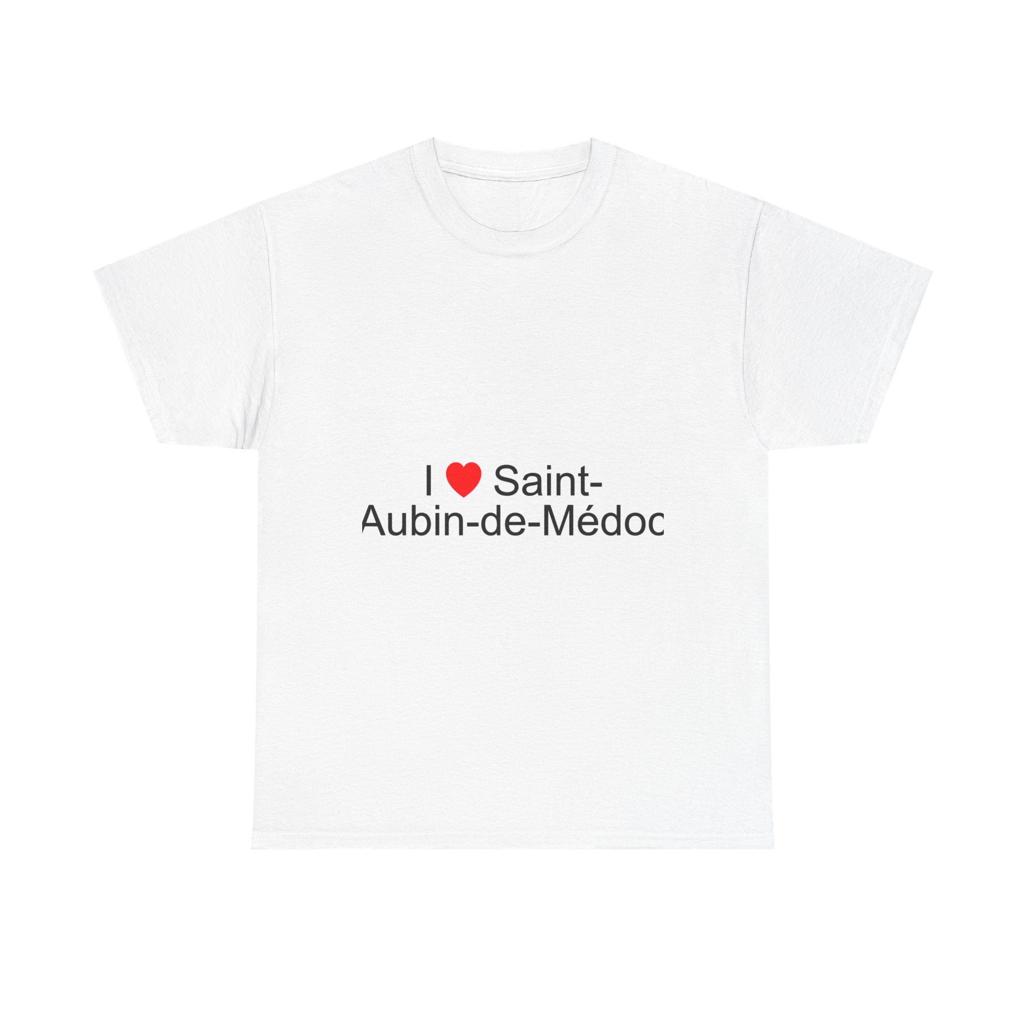 T-shirt I love saint-aubin-de-médoc