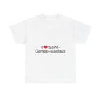 T-shirt I love Saint-Genest-Malifaux