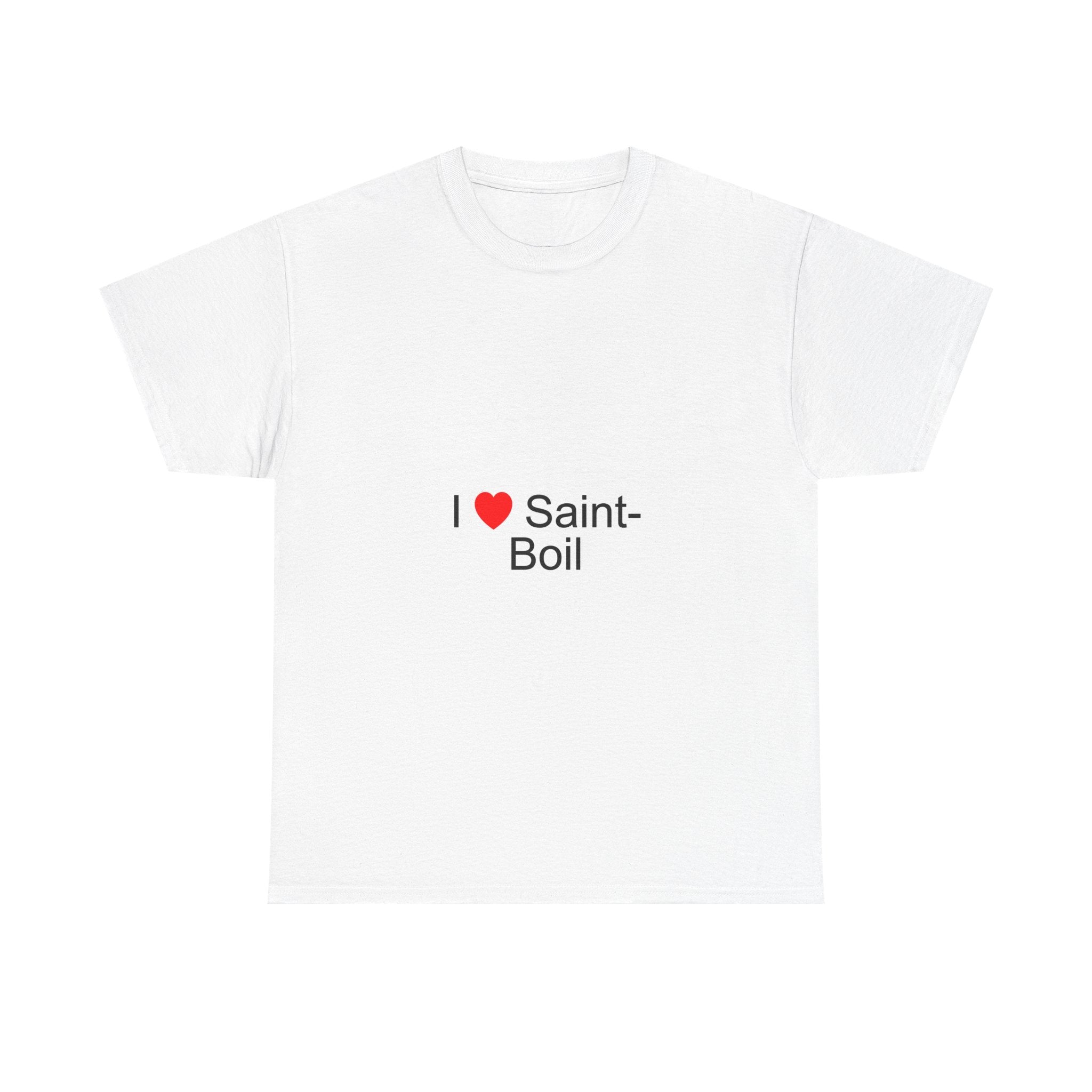 T-shirt I love saint-boil