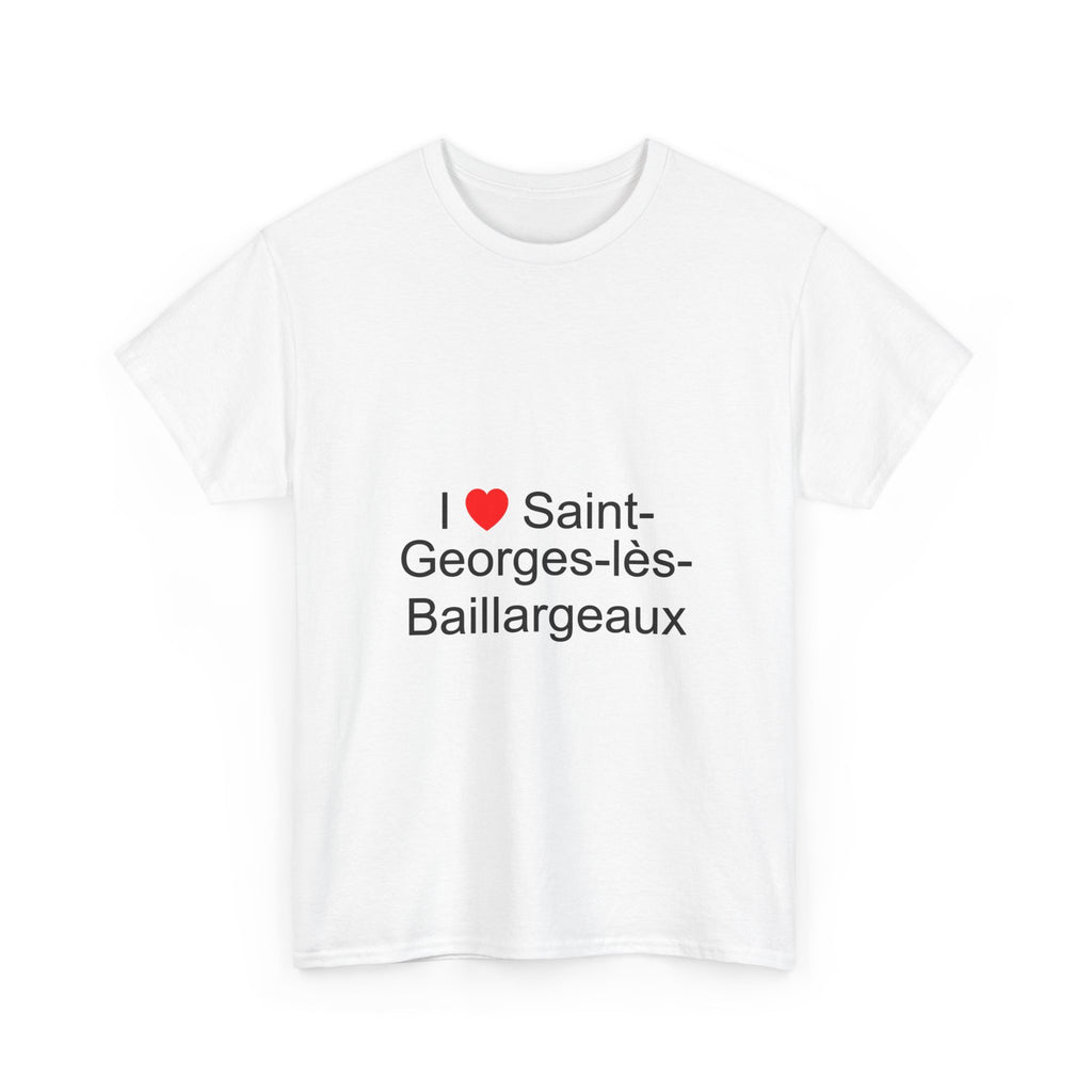T-shirt I love saint-georges-lès-baillargeaux