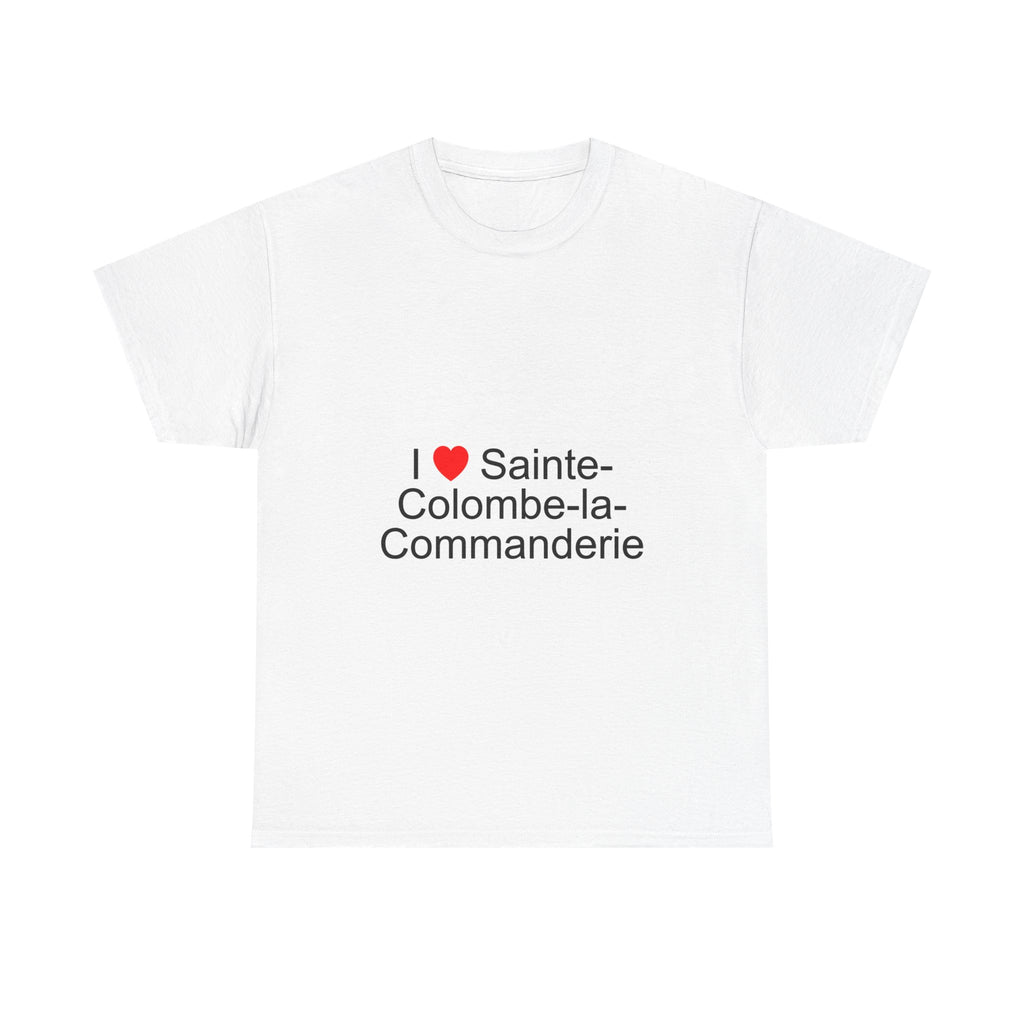T-shirt I love sainte-colombe-la-commanderie