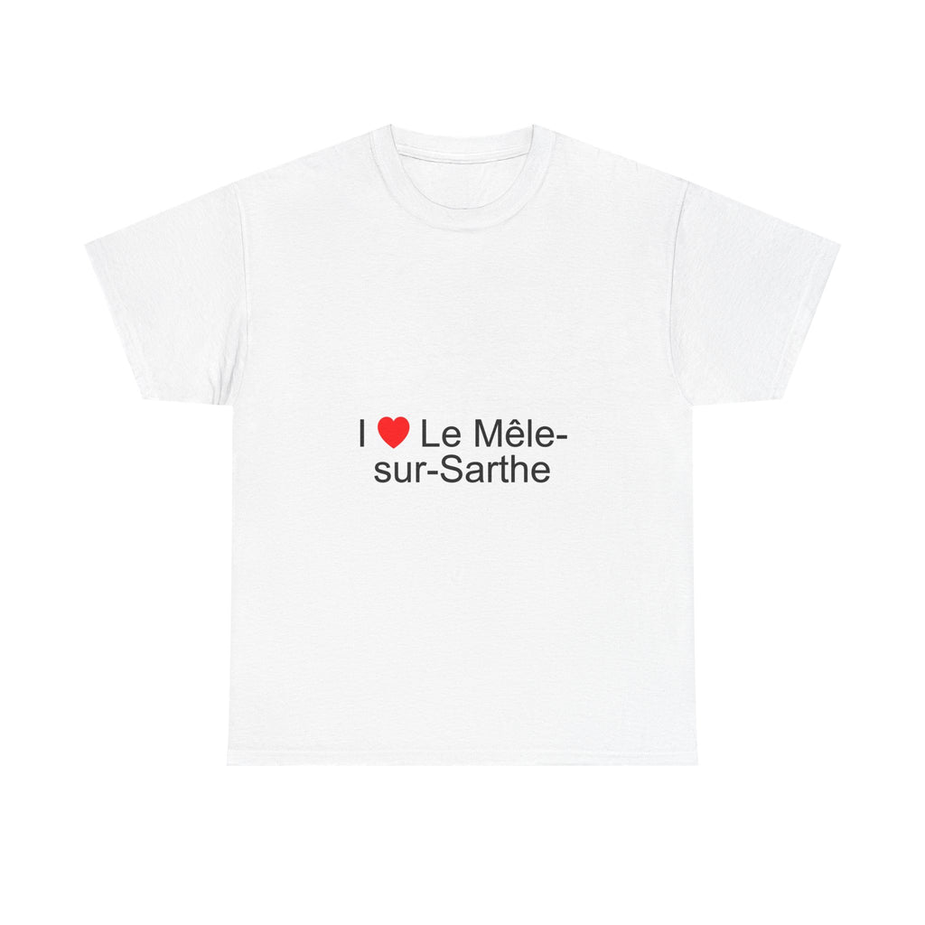 T-shirt I love le mêle-sur-sarthe