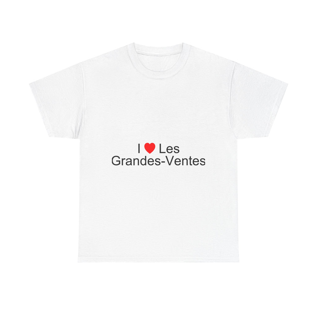 T-shirt I love les grandes-ventes