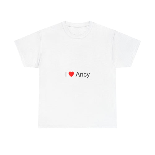 T-shirt I love ancy