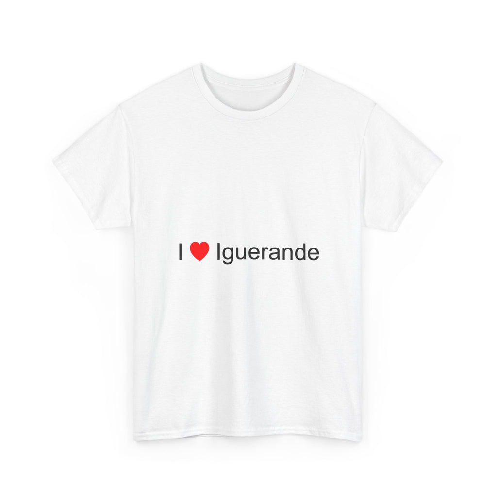 T-shirt I love iguerande