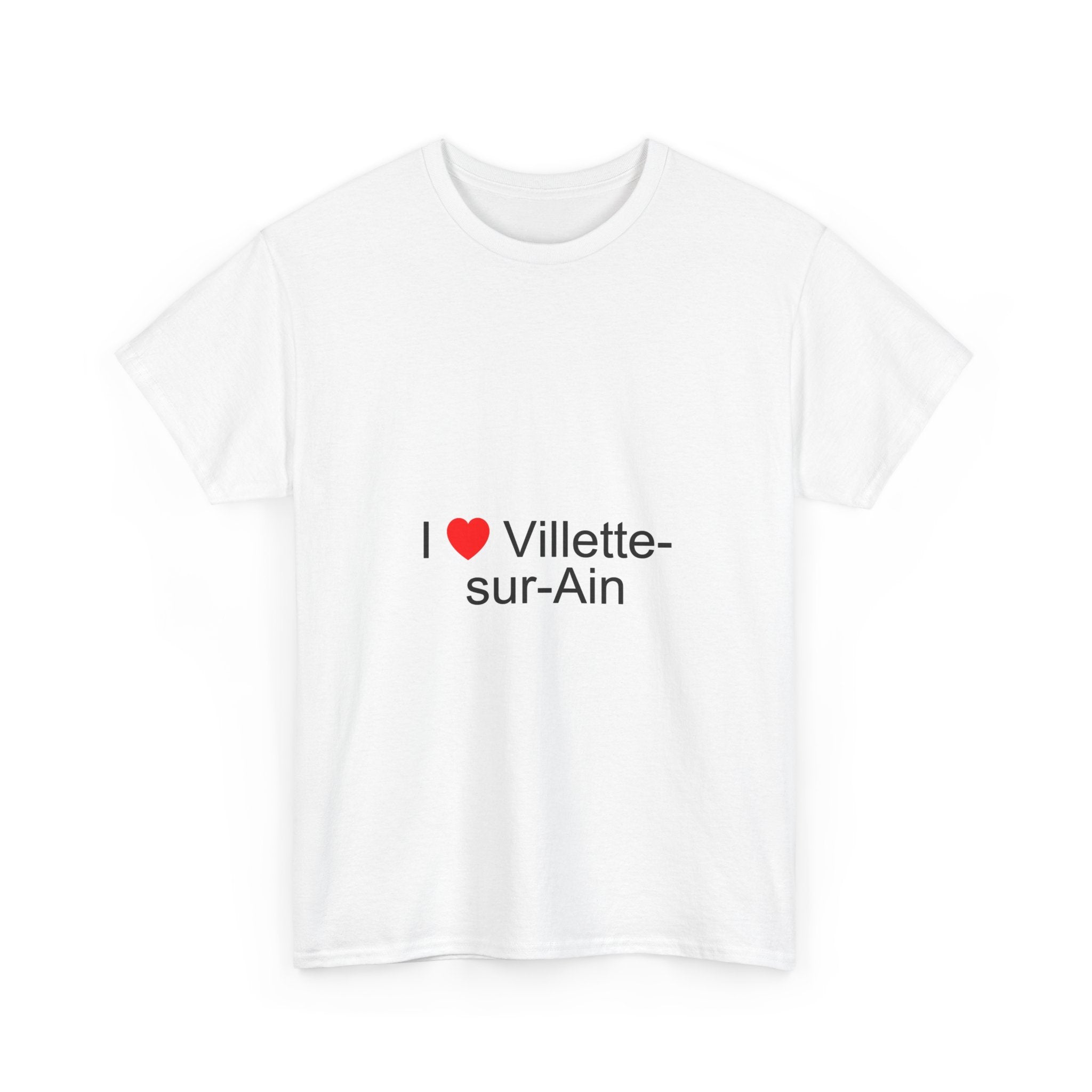 T-shirt I love villette-sur-ain