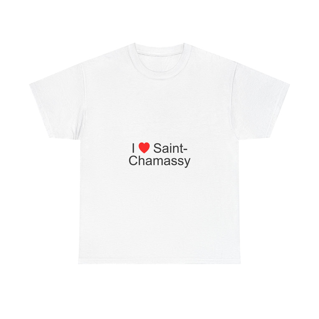 T-shirt I love saint-chamassy