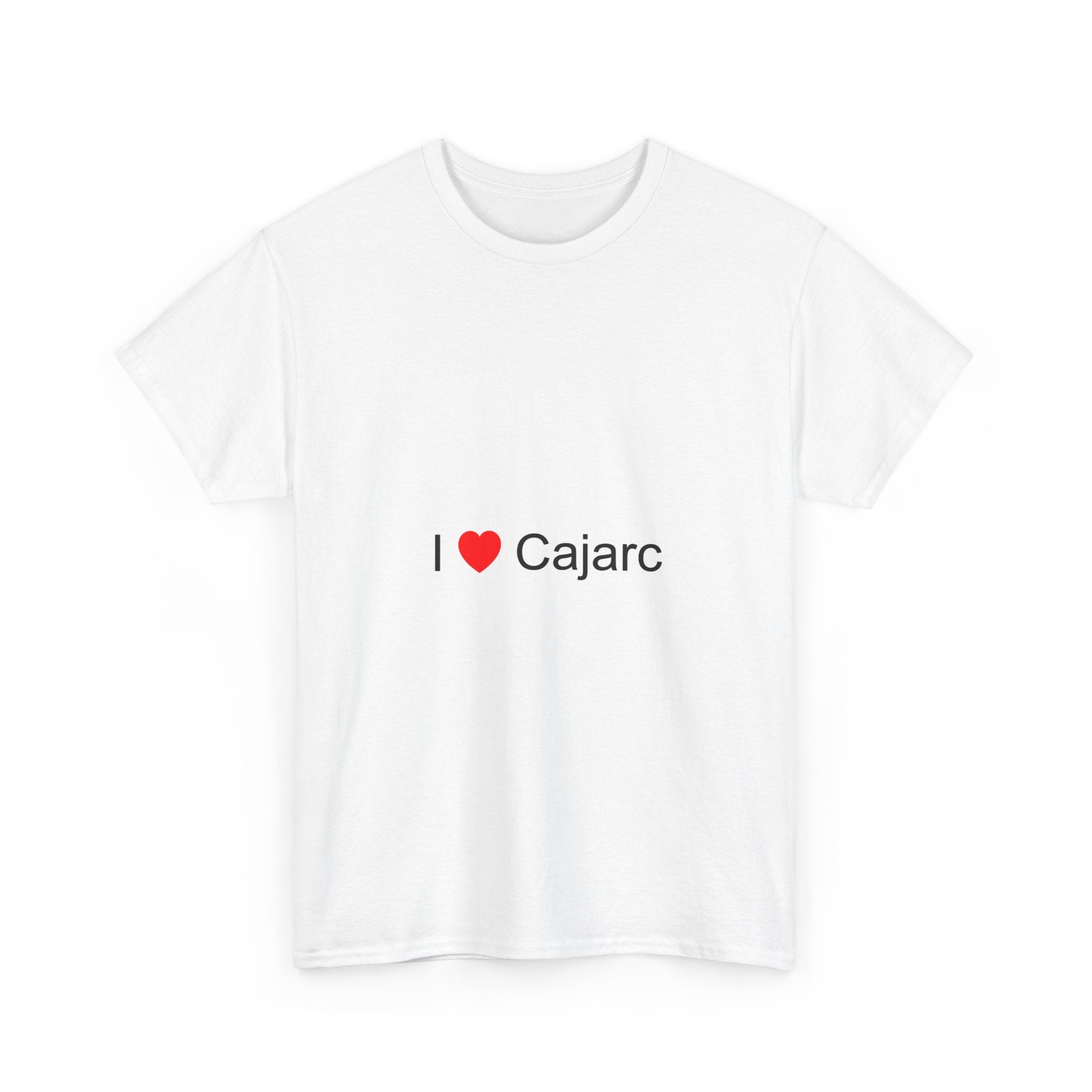 T-shirt I love cajarc