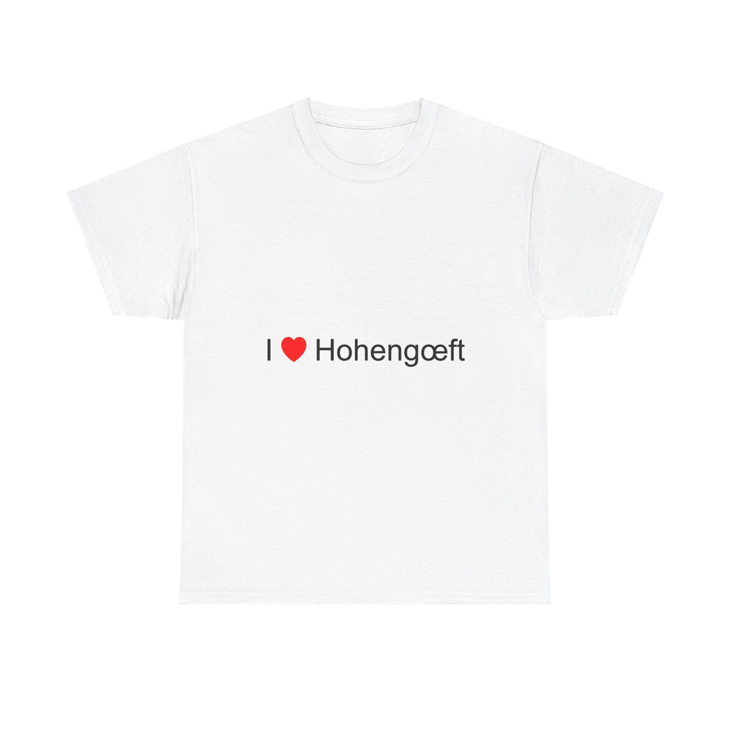 T-shirt I love hohengœft