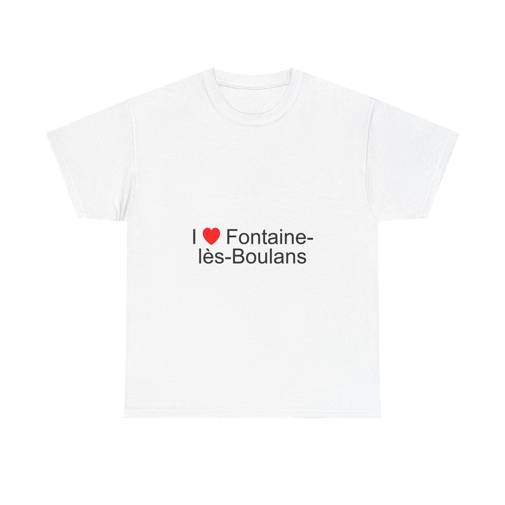 T-shirt I love fontaine-lès-boulans