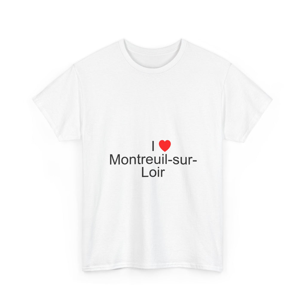 T-shirt I love montreuil-sur-loir
