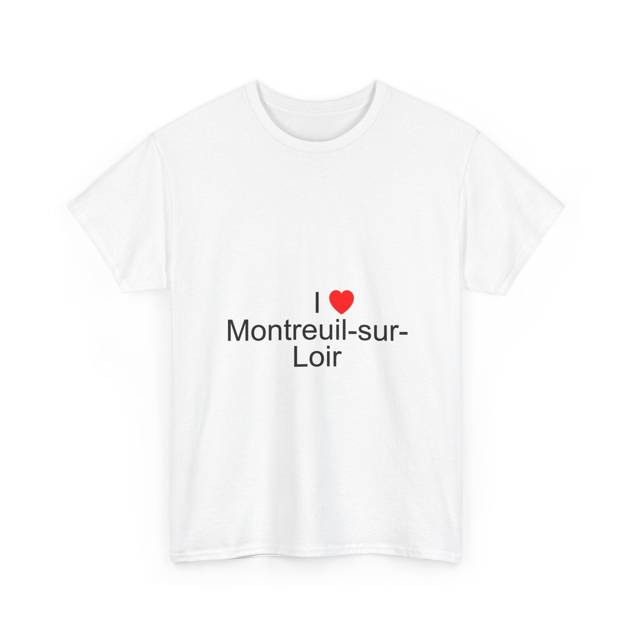 T-shirt I love montreuil-sur-loir