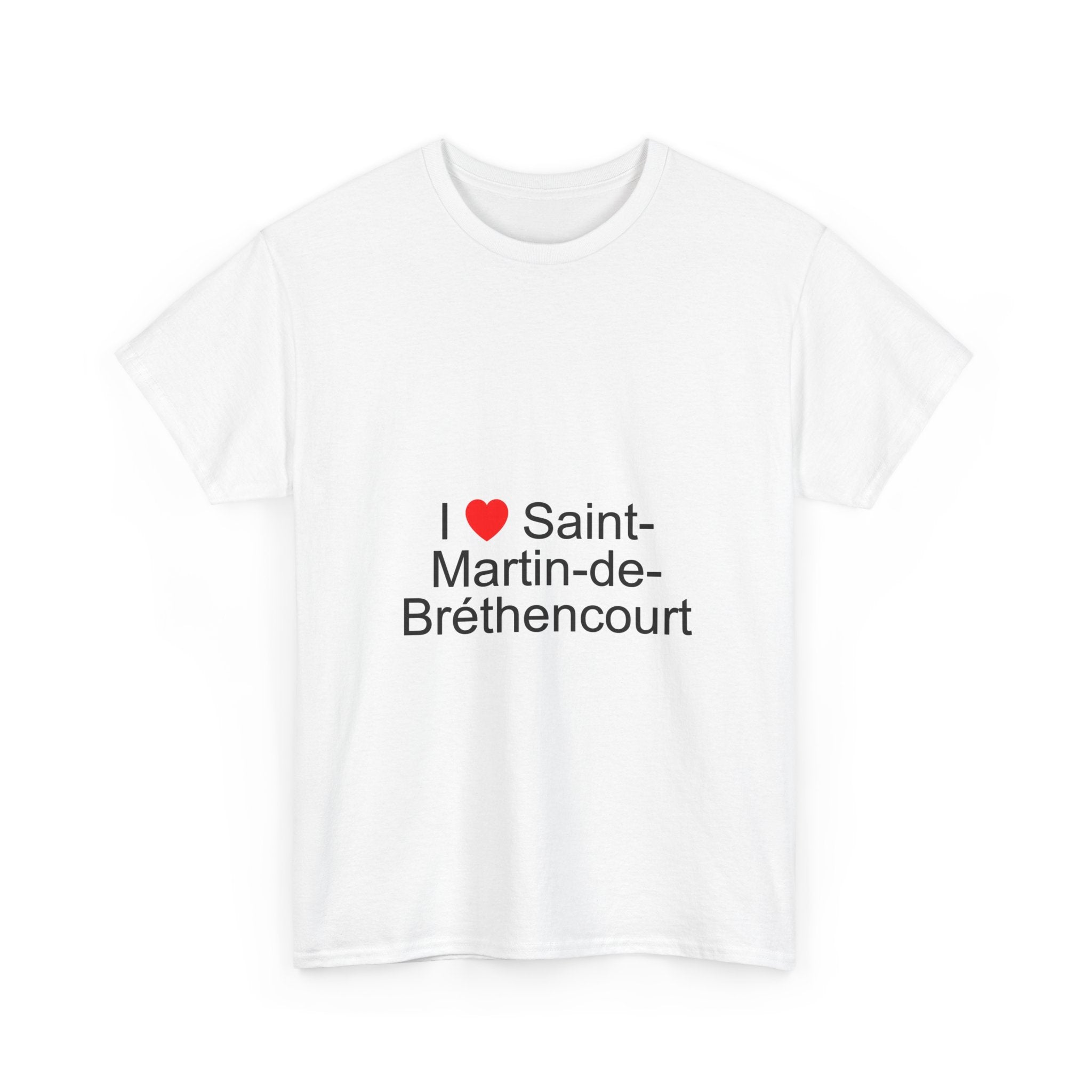 T-shirt I love saint-martin-de-bréthencourt