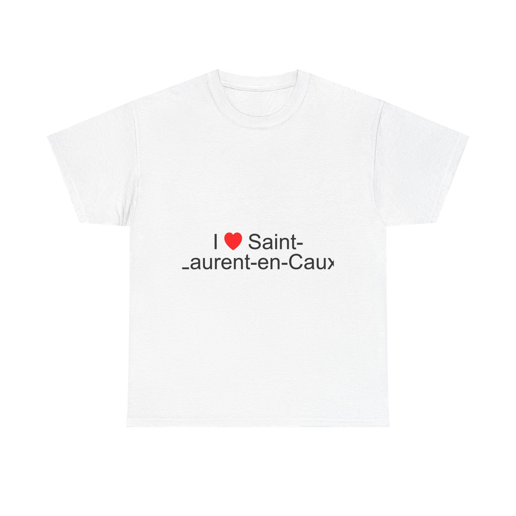 T-shirt I love saint-laurent-en-caux