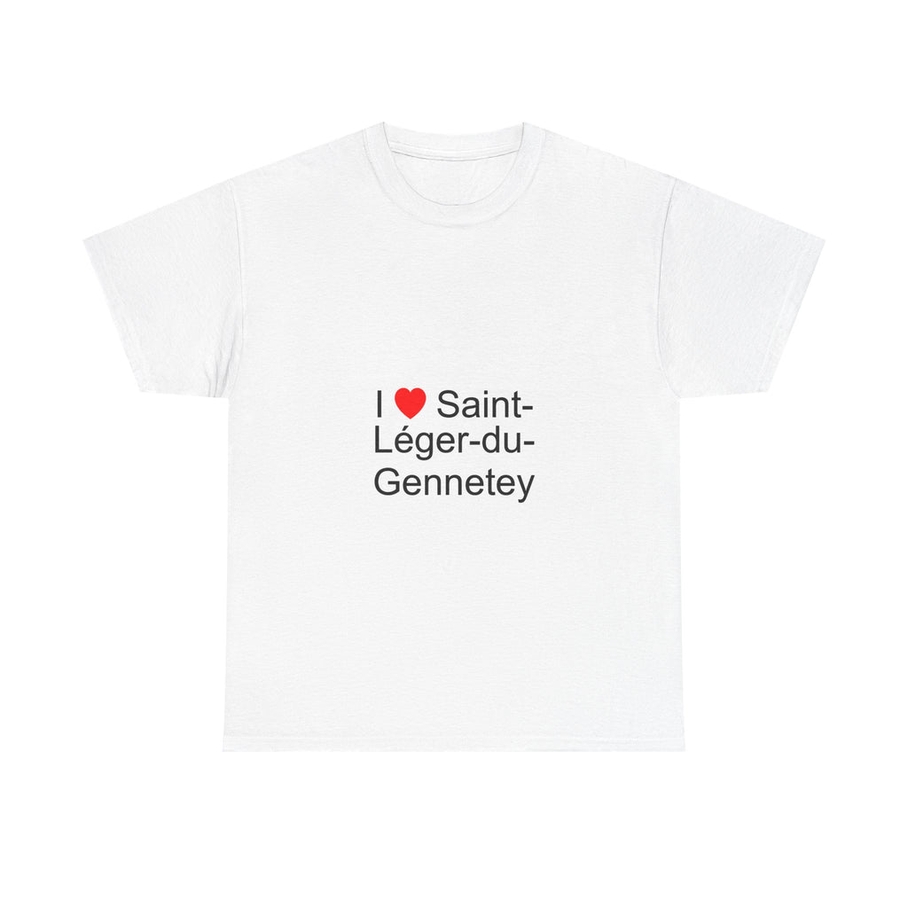 T-shirt I love saint-léger-du-gennetey
