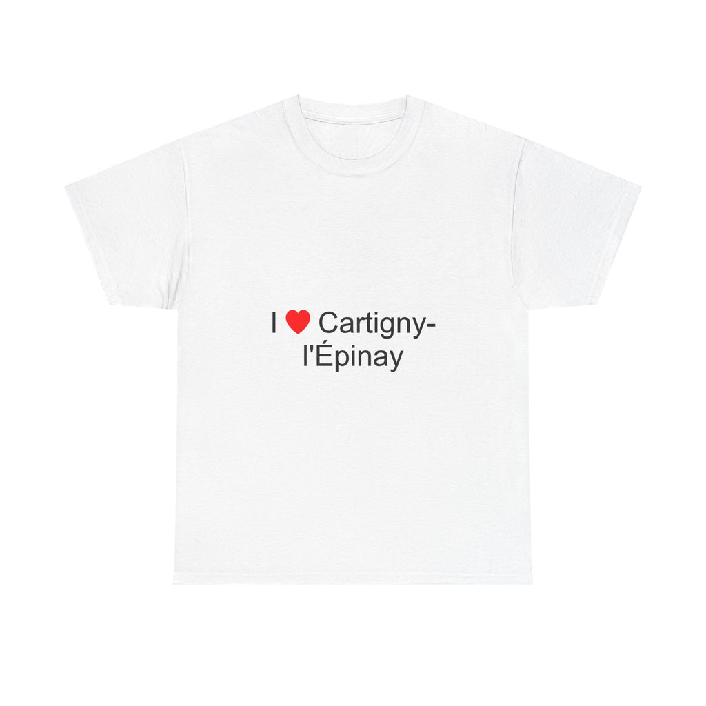T-shirt I love cartigny-l'épinay