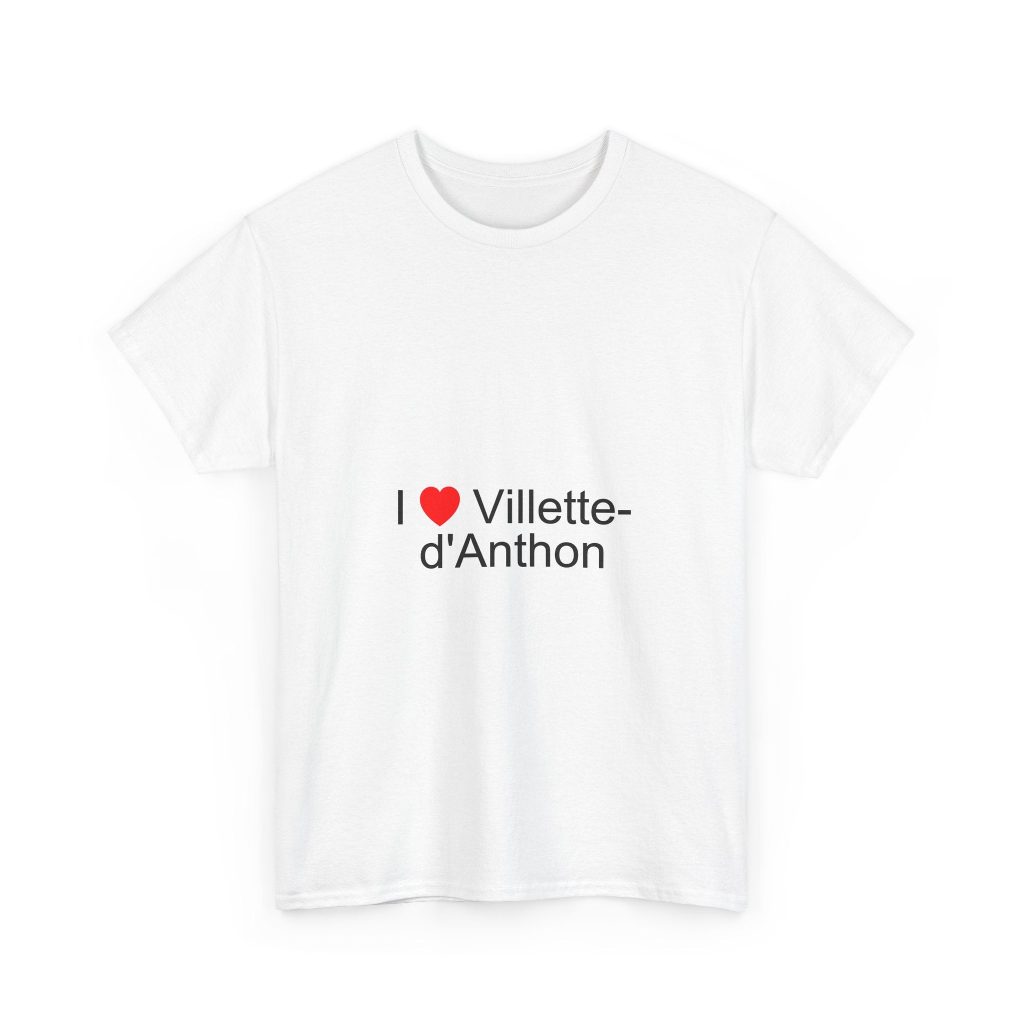 T-shirt I love villette-d'anthon