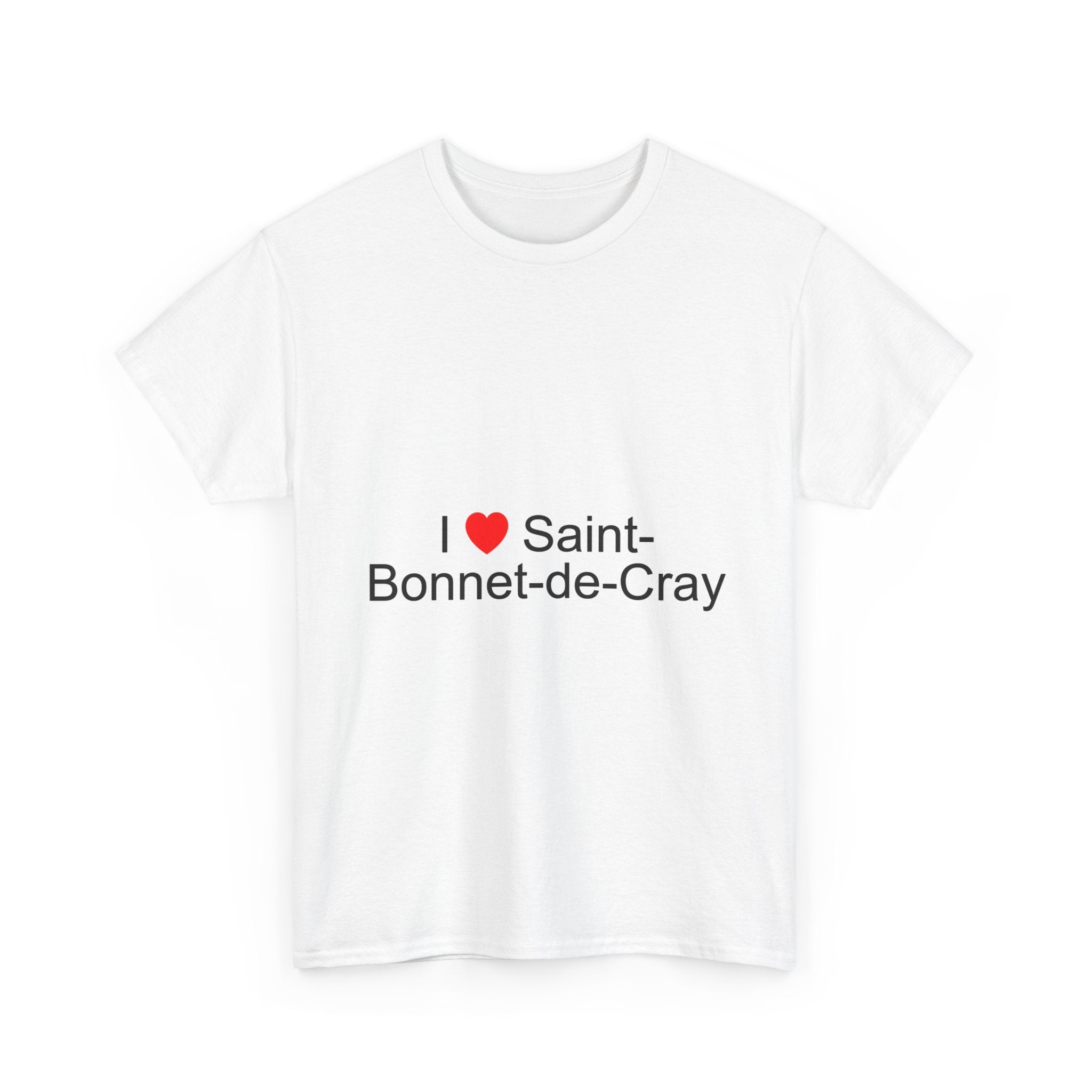 T-shirt I love saint-bonnet-de-cray