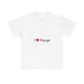T-shirt I love pange