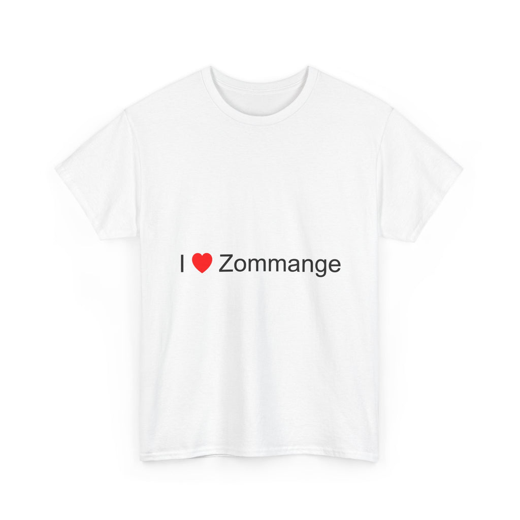 T-shirt I love zommange