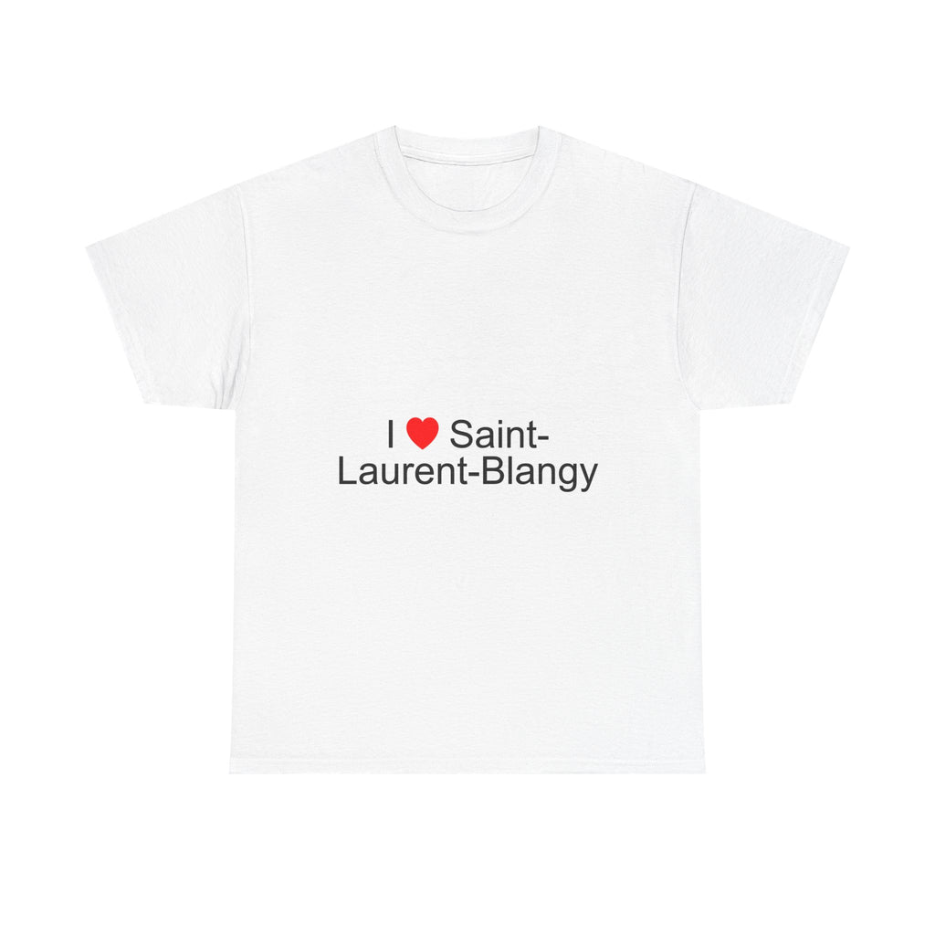 T-shirt I love saint-laurent-blangy