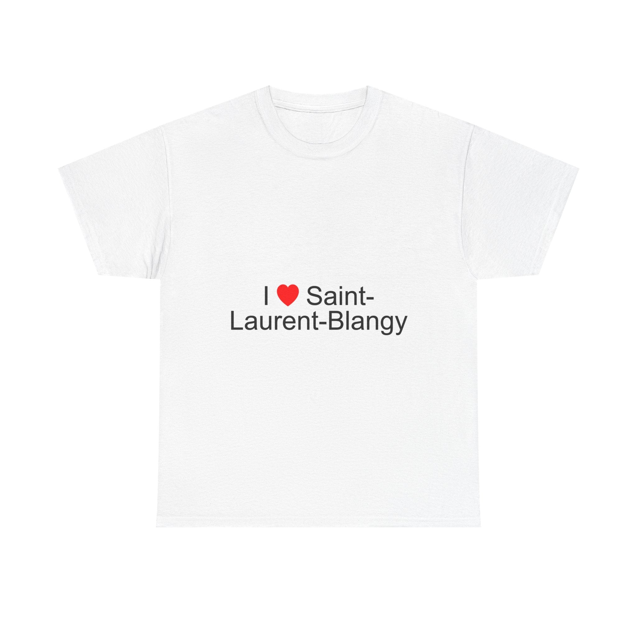 T-shirt I love saint-laurent-blangy