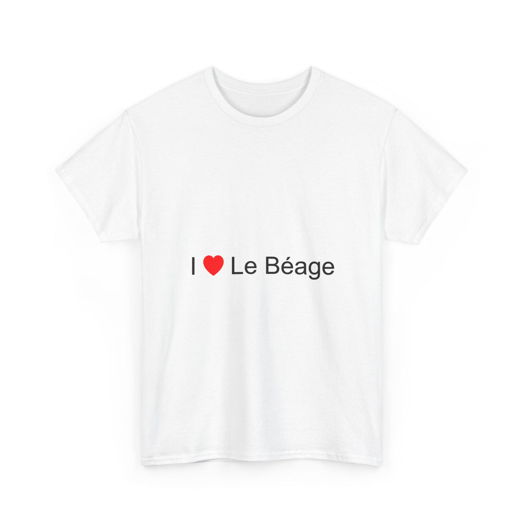 T-shirt I love le béage